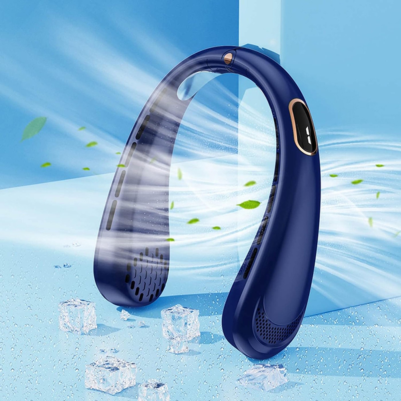 Techsuit H6 Φορητό Ανεμιστηράκι Λαιμού 1200mAh Ροζ