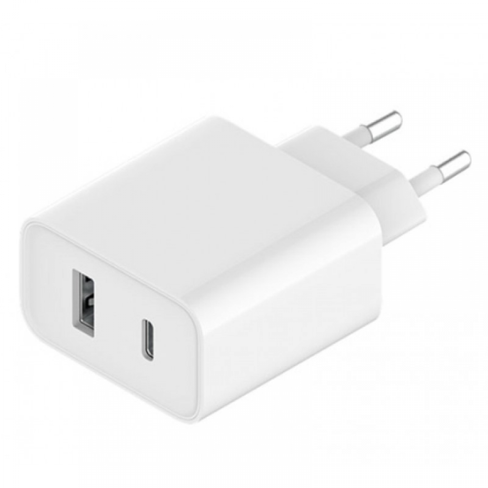 Xiaomi Φορτιστής Χωρίς Καλώδιο με 1 Θύρα USB-A και 1 Θύρα USB-C 33W Power Delivery Λευκός
