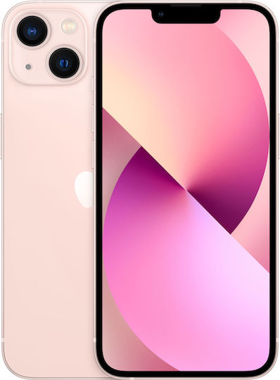 Apple iPhone 13 5G (4GB/128GB) Pink refurbished grade A με μπαταρια ανω του 80%