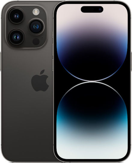 iPhone 14 Pro 5G (6GB/128GB) Space Black  refurbish Grade A με μπαταρια ανω του 90%
