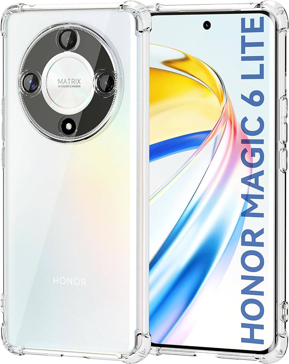 Forcell Honor Magic 6 Lite Θήκη Σιλικόνης TPU - Διάφανη